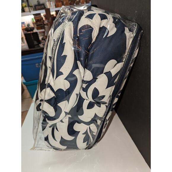 Charter Club Damask Designs Cotton Navy 2-Piece COMFORTER Set Navy Twin NEW - Picture 10 of 13